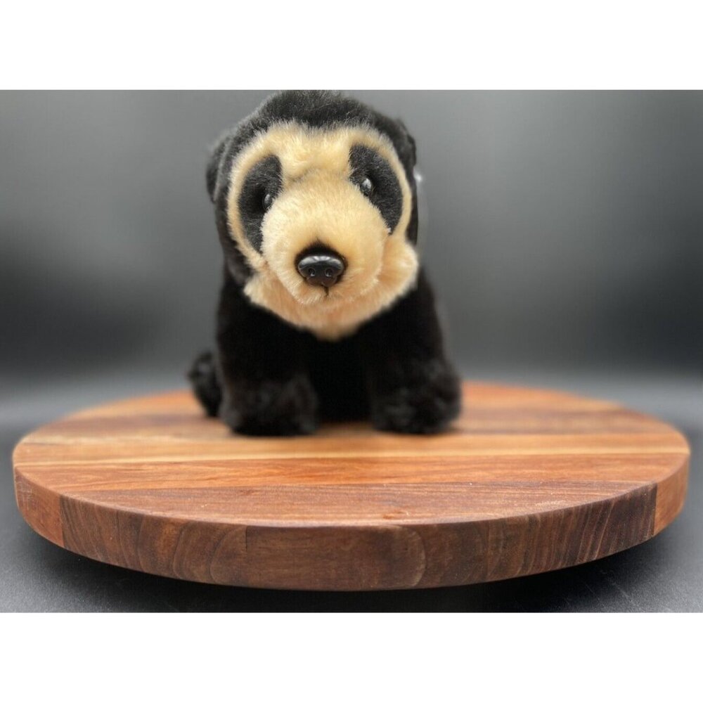 Stuffed Black Bear Brown Collector 12 Plush Floppy Animal Kingdom Collection NEW